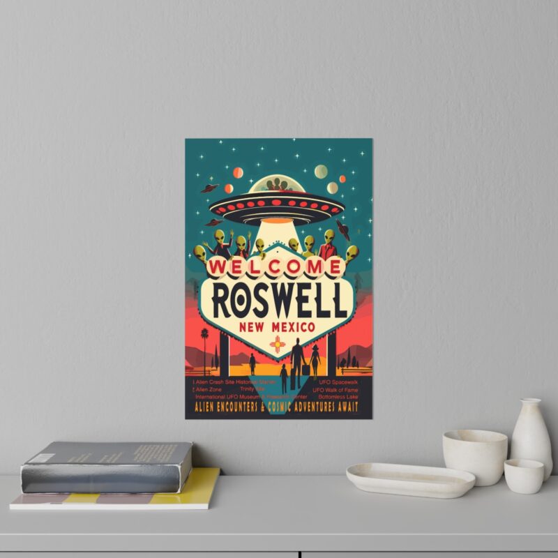 Welcome to Roswell Alien Wall Decal