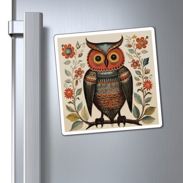 Hootington the Owl Wall Magnet