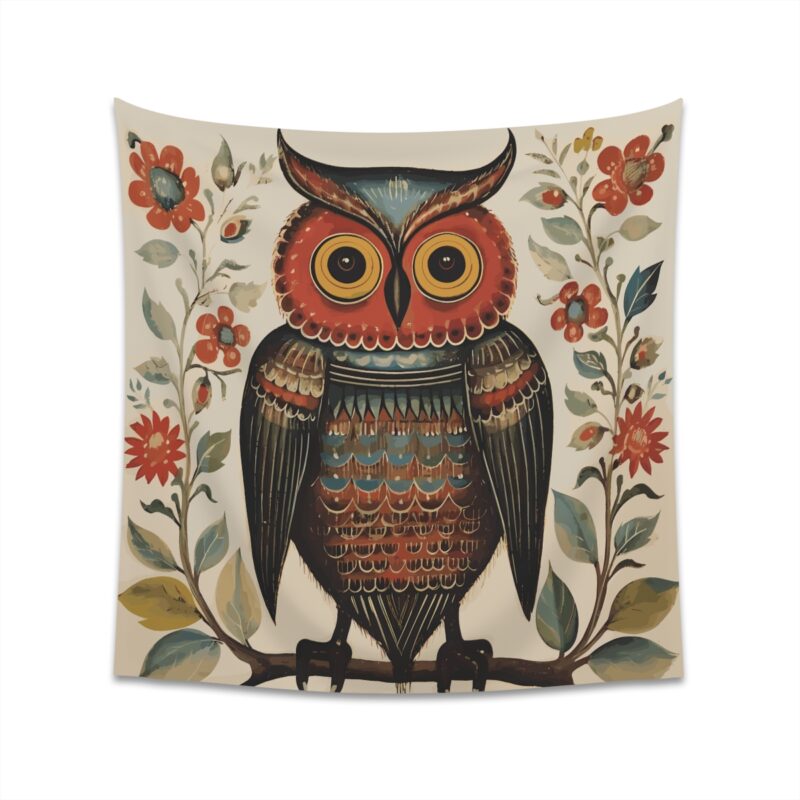 Hootington the Owl Wall Tapestry