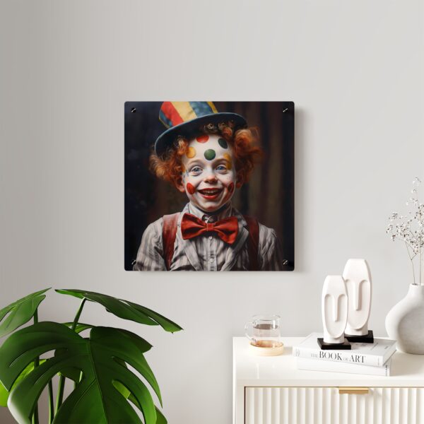 Pipsqueek the Clown Acrylic Wall Art Panel