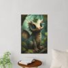 Spark the Emerald Dragon Wall Art