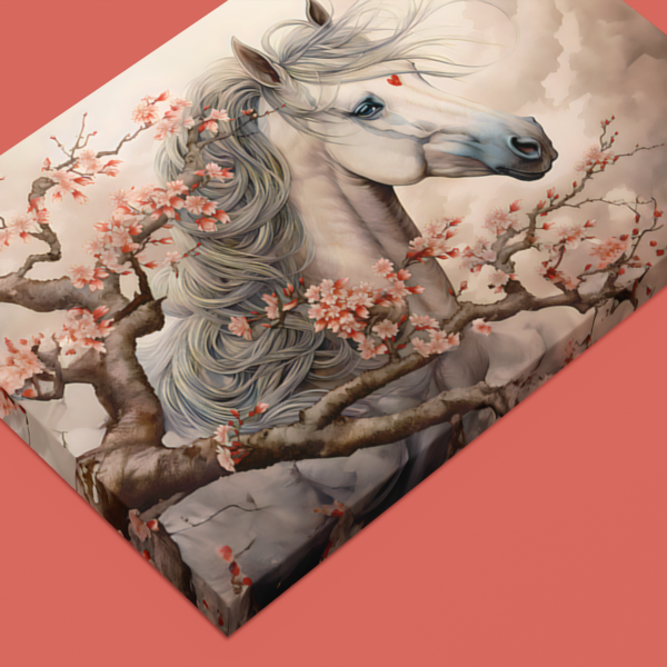 Mira's Wild Horse Canvas Wall Art Print